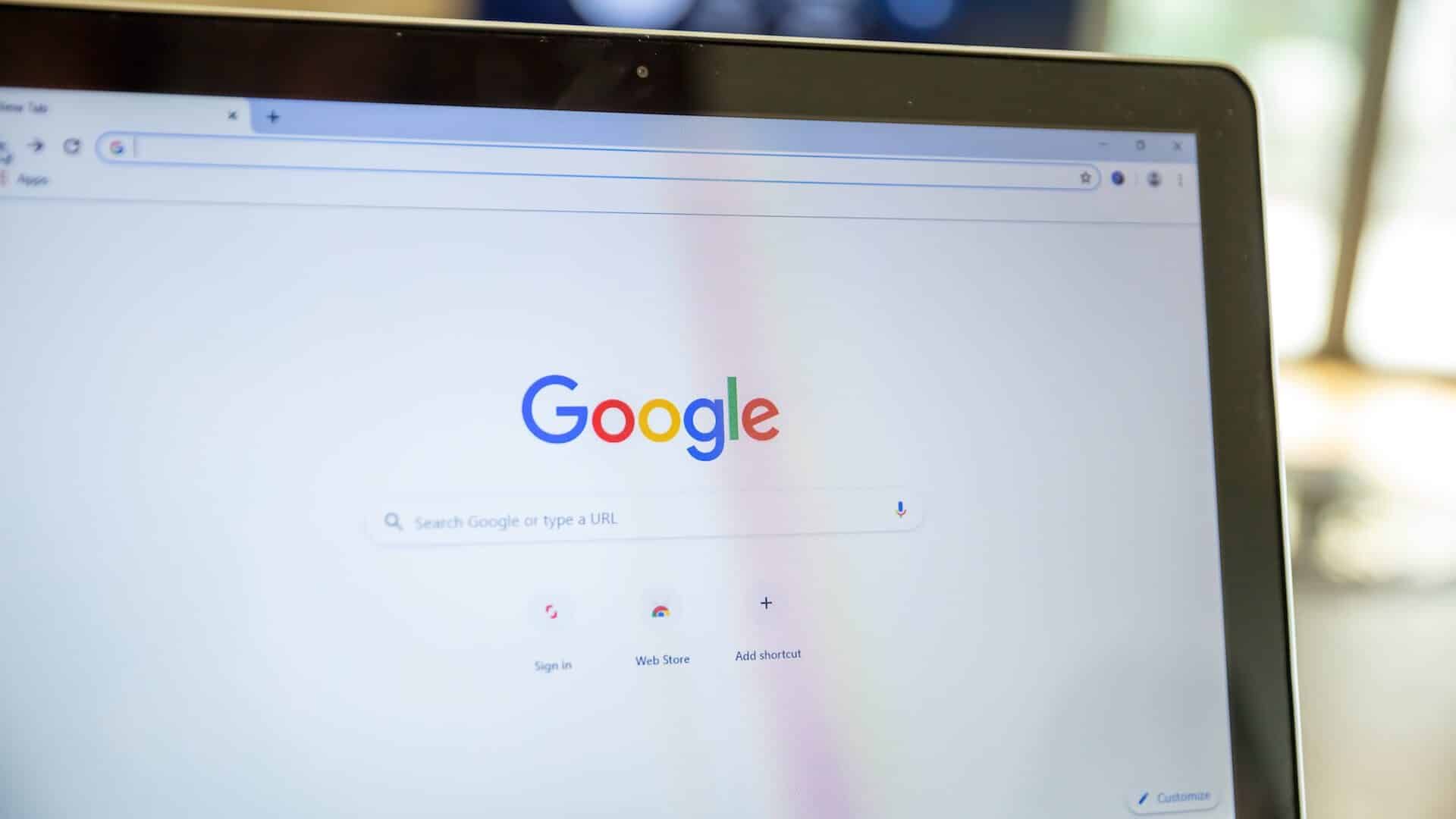 search google or type a url