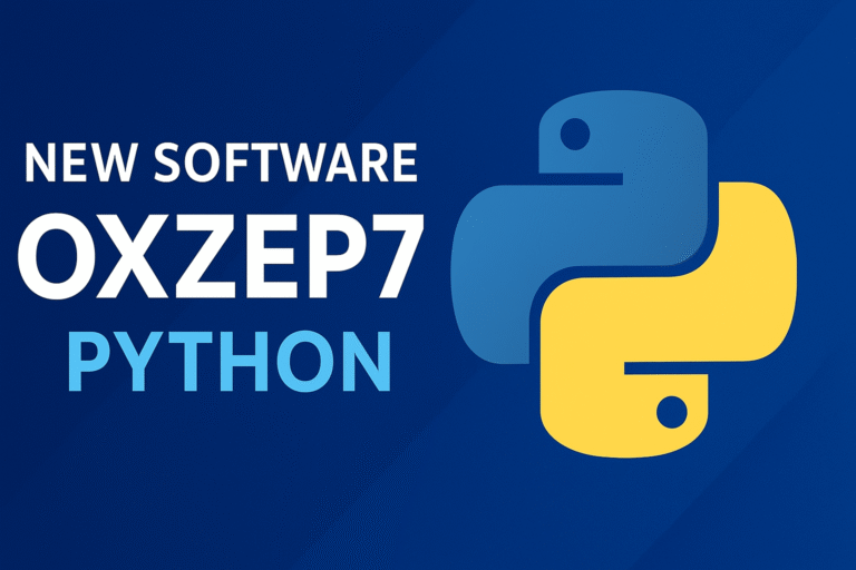 New Software Oxzep7 Python