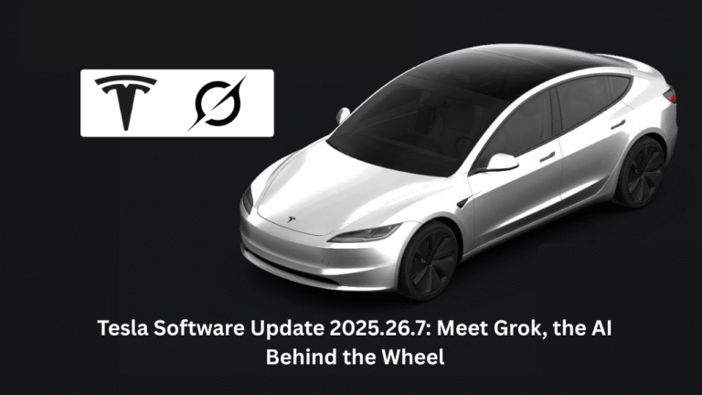 Tesla Software Update 2025.26.7