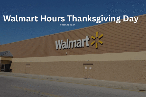 Walmart Hours Thanksgiving