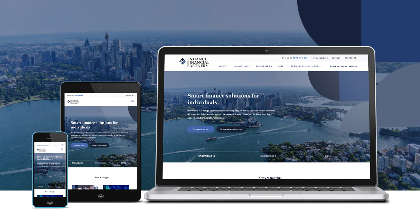 Financial Services Web Design