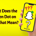 Green Dot Mean on Snapchat