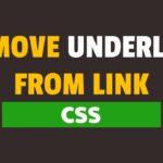 css link underline remove