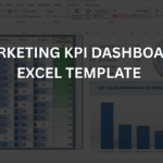 marketing kpi dashboard excel template