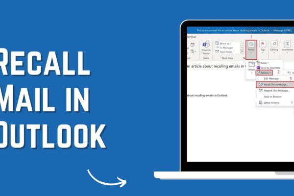 recall an email in outlook