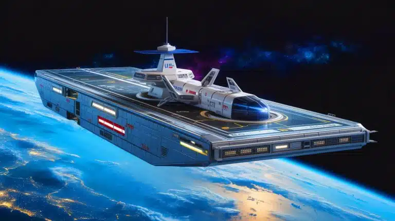 space force orbital warship carrier