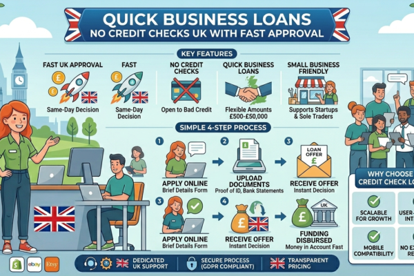 Quick Business Loans No Credit Checks UK