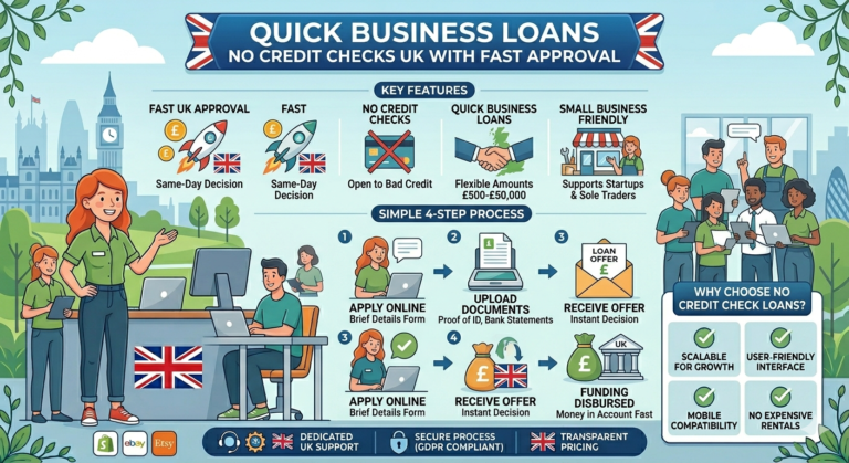 Quick Business Loans No Credit Checks UK