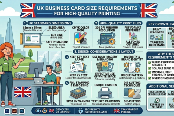 UK Business Card Size