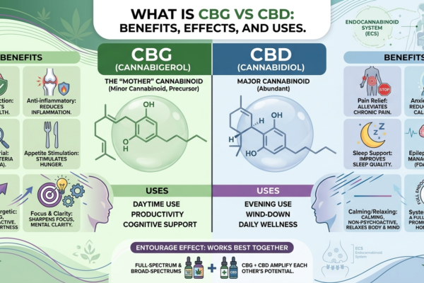 What is CBG vs CBD