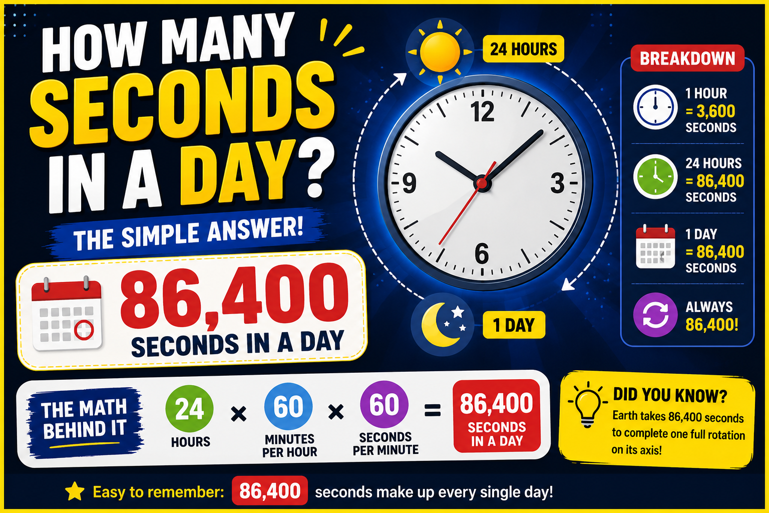 How Many Seconds in a Day