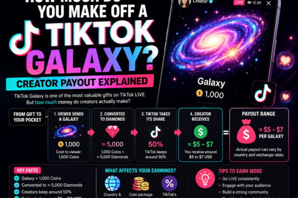 How Much Do You Make Off a TikTok Galaxy