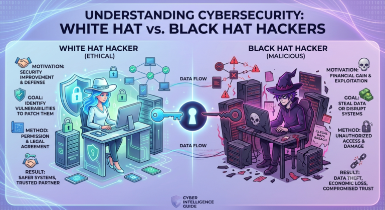 What is a White Hat Hacker vs Black Hat Hacker