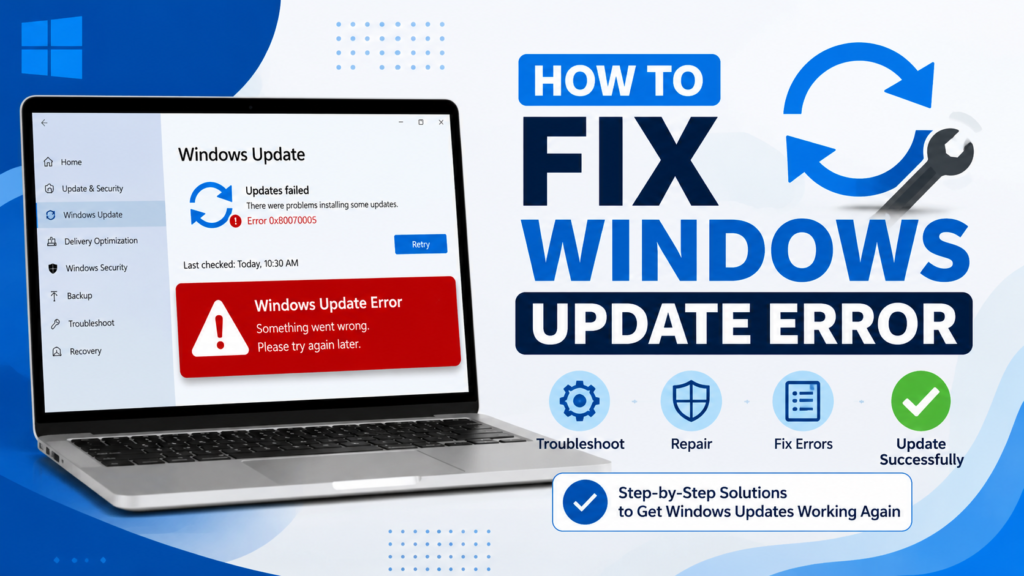 How to Fix Windows Update Error