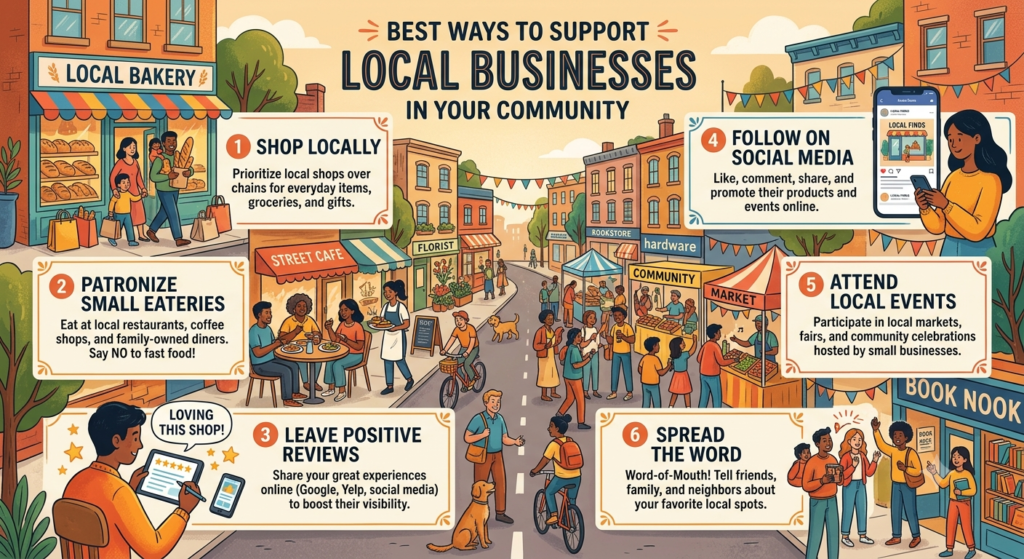 best ways to support local businesses