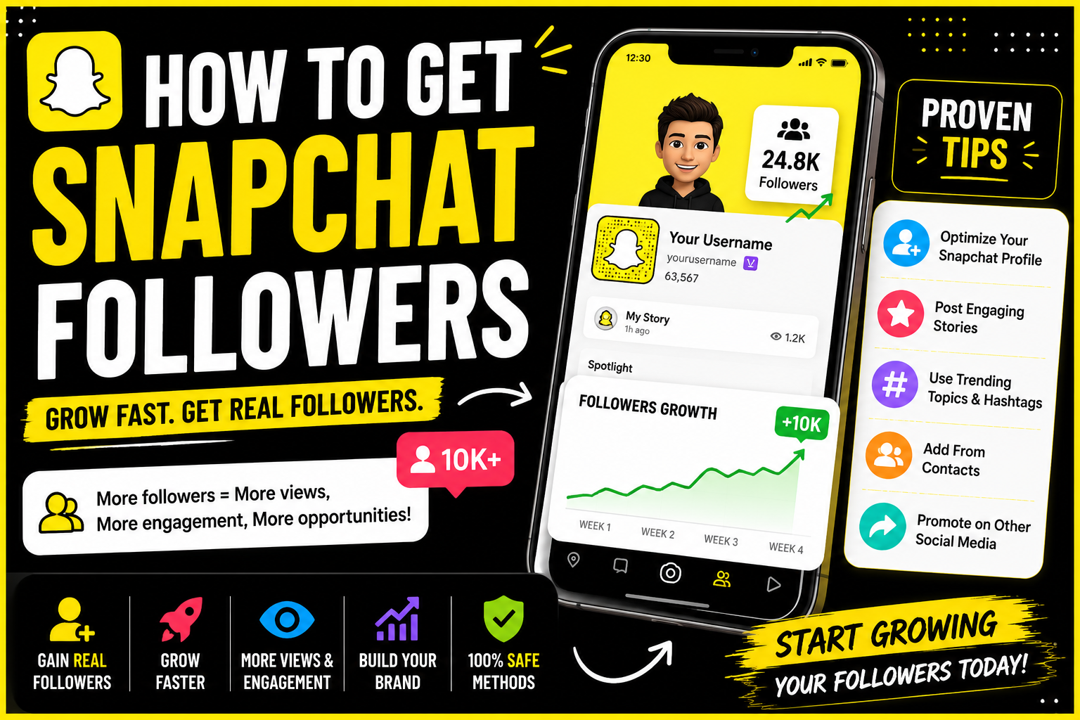 how get snapchat followers
